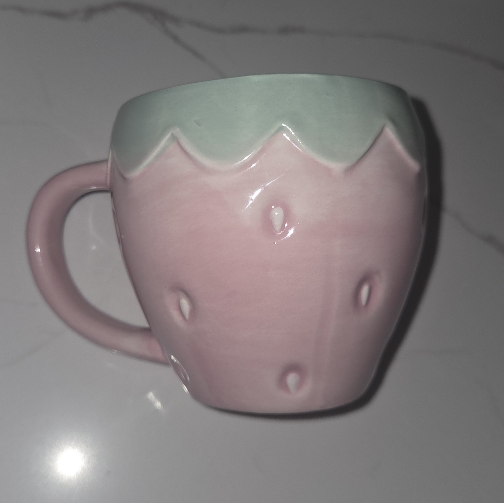 Target Bullseye's Strawberry Ceramic Mug